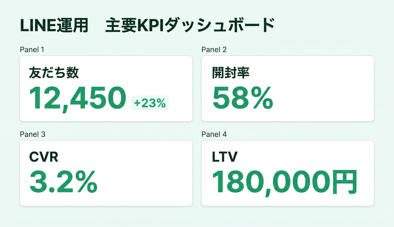 KPIダッシュボード例